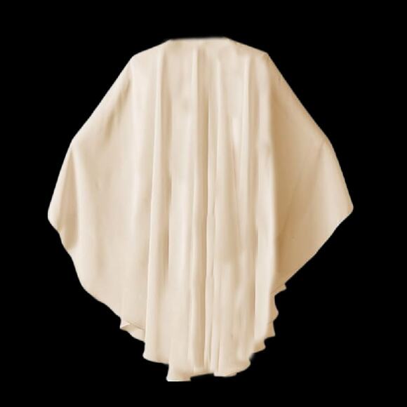 Champagne Bridal and Evening Gown Chiffon Shawl - Picture 2 of 3